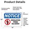 Signmission Irrigation Pond No Entry Sign, Vinyl Decal, 14in W x 10in L, 2PK OS-2PACK-NS-D-1014-L-13726 - alternate 5